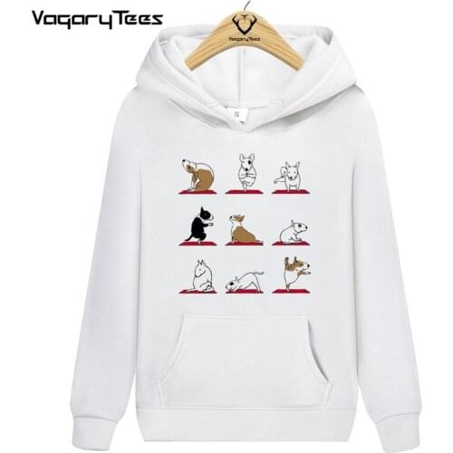 Autumn Men Brand Hoodies Animal funny design Unisex Bull Terrier/Shiba Pug hipster cool Hip Hop Streetwear Hoodies male tops