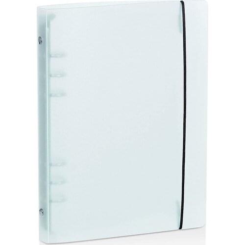 A5 A6 6 Ring Binder Cover with Snap Button Closure Loose Leaf Folders Notebook Shell Protector for 6 Hole Planner Pages Refill