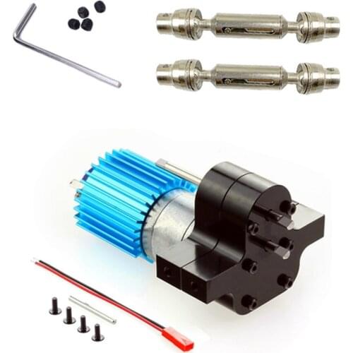 Metalen Transfer Versnellingsbak 370 Brush Motor Voor Wpl B14 B24 C14 MN90 Q60 Rc Auto Rc Auto Accessoires Rc Onderdelen hoge Kw