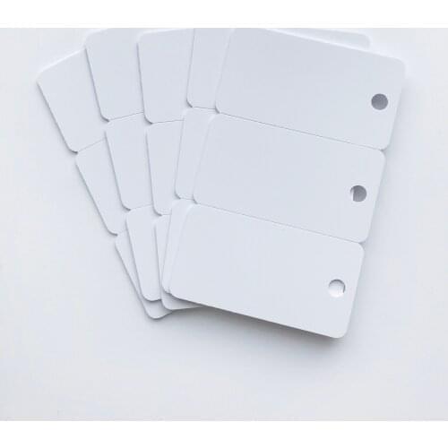 Blank Inkjet Printable 3UP PVC Card white color card printed by Epson or Canon inkjet printers