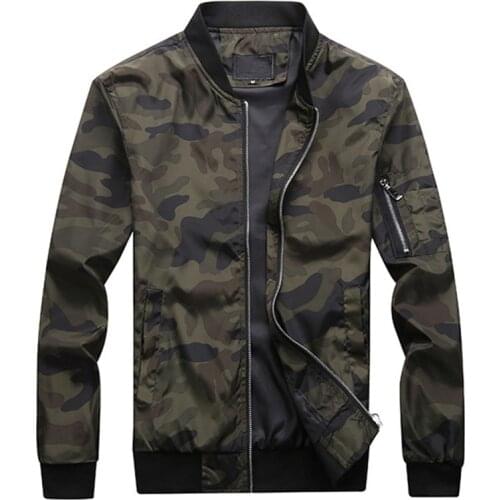 QSuper Mens Camouflage Jackets