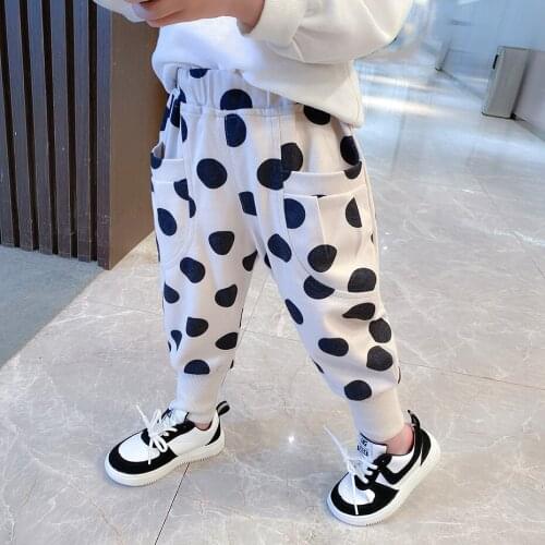 Pants For Girls Dot Pattern Girl Pants Children Toddler Children Pants Spring Autumn Girl Clothes
