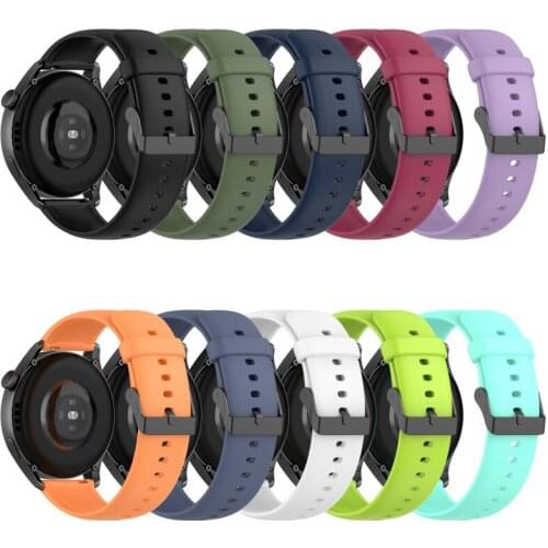 For HUAWEI WATCH 3 46mm WATCH3 Sports Silicone Strap GT 2 Pro Band Watchband WristBand Replaceable Accessories Belt Bracelet