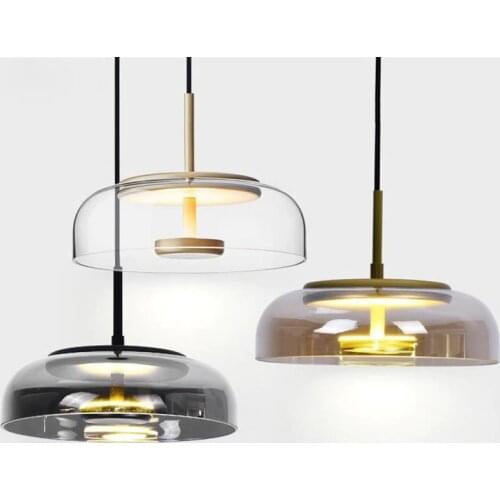 Modern Glass Pendant Lights Nordic Living Room Kitchen Hanging Lamp Fixtures Loft Home Decor dining room Pendant lamp Luminaire