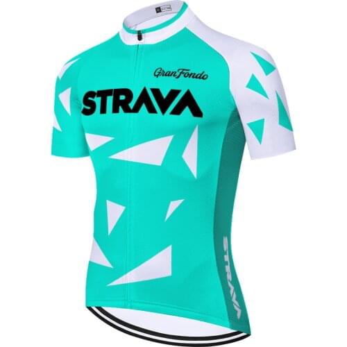 2021 Strava short sleeve Cycling Jersey Summer Bicycle Jersey Racing Breathable Cycling Shirt maillot ciclismo hombre verano