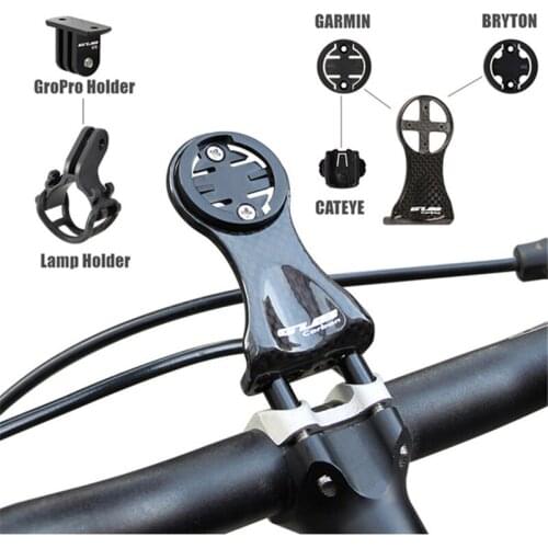 GUB 693 Carbon Fiber Bike Computer Mount Holder Ultralight MTB Bike Handle Bicycle Computer Holder Torch Holder Camera Mount