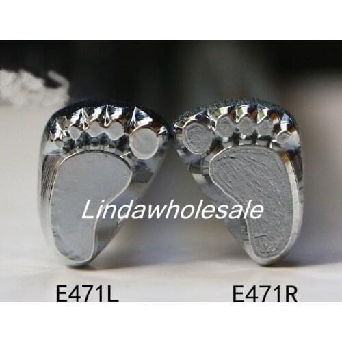 Japanese leather printing tool E471L [left footprint] E471R [right footprint