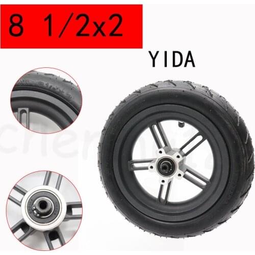 For Xiaomi Mijia M365 Scooter Rear Wheel 8 1/2X2 Xiaomi Electric Skateboard Pneumatic Tire Inner Tube and 8.5 Inch Rim