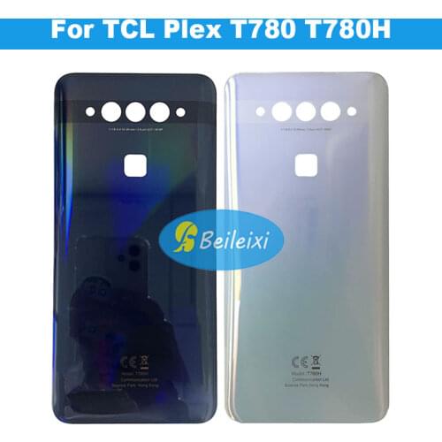 For TCL Plex T780H Battery Back Cover Rear Door Panel Glass Housing Protective Case Durable Back Cover