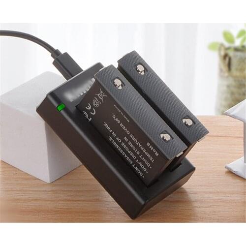 Dual USB Battery Charger Replacement Battery Charging Dock for Insta360 ONE X2 Camera Accessories