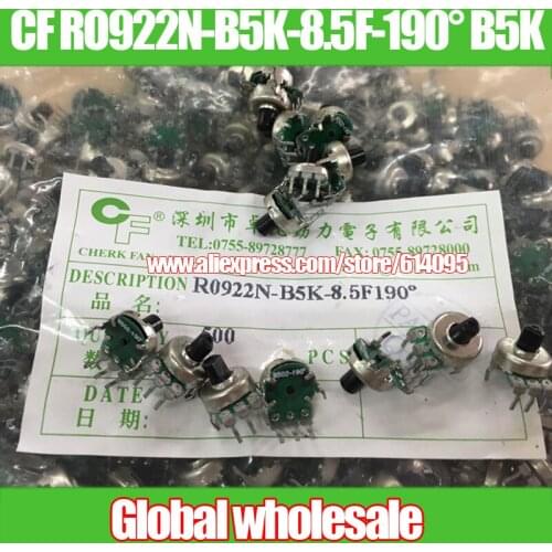 3pcs CF RO922N-B5K-8.5F-190 B5K 190 Degree Aircraft Model Single Link Potentiometer