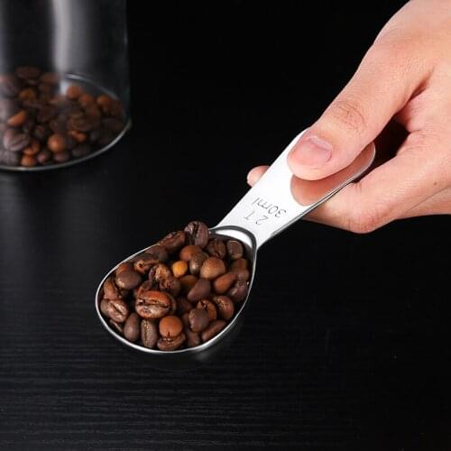 304 Stainless Steel Measuring Spoons Coffee Bean Milk Powder Spoon Baking Flour Cooking Keuken Gereedschap Measuring Tool ED50LJ