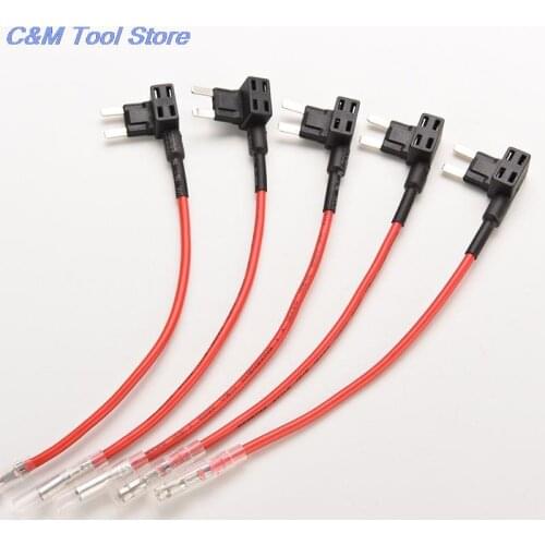 5PCS New 2016 Fuse TAP Adapter Mini (ATM APM) Blade Fuse Holder 32V For Auto Car Accessories Hot Sale