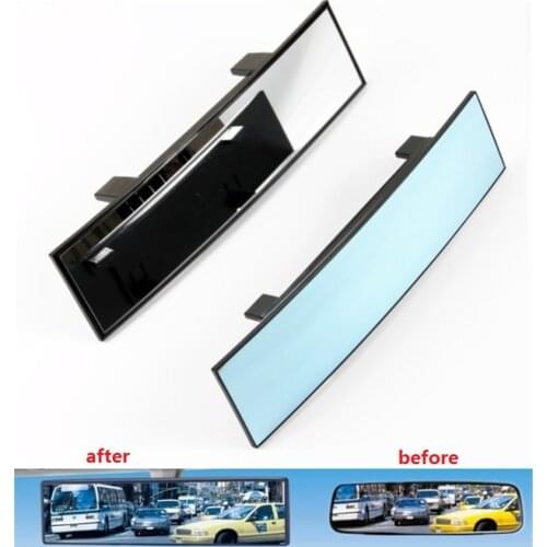 300mm Auto HD Assisting Mirror Large Vision Anti-glare Proof Angle Panoramic Car Interior Blu-ray mirror Rearview Wide-angle len