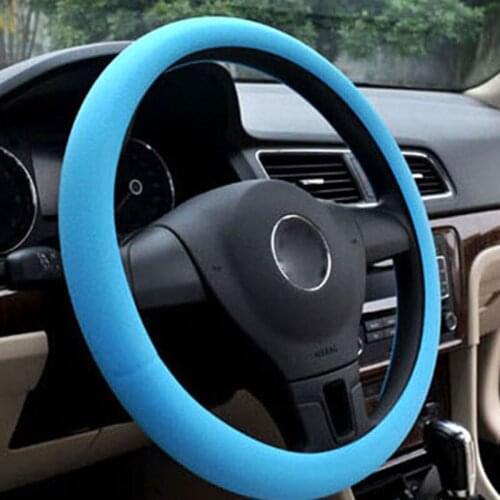 Car Stretch Steering Wheel Covers for Volkswagen vw POLO Tiguan Passat Golf EOS Scirocco Jetta Bora Lavida Touareg Touran Beetle