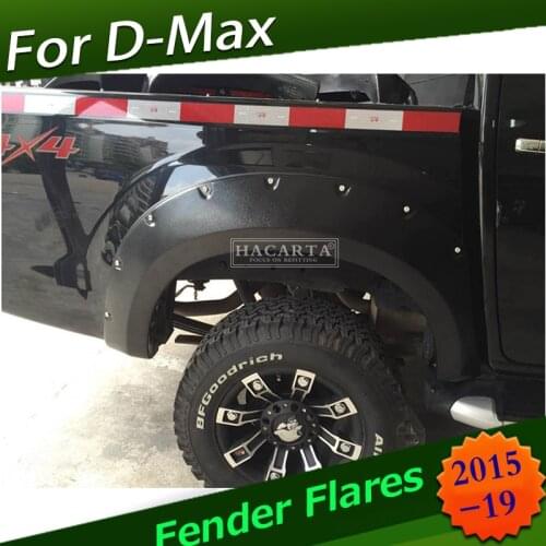 ABS Fender Flares For Isuzu D-max 2016-2018 Mudguards For Chevrolet Isuzu dmax 2018 fender Part car styling