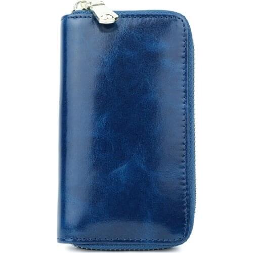 COMFORSKIN Premium 100% Genuine Oil Wax Leather Retro Key Wallet New Arrivals Cowhide Key Housekeepers Drop shipping Key Case