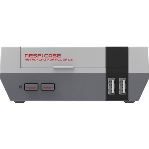 Nespi Case for Raspberry Pi Retroflag Raspberry Pi 3, 2 and B+ NES Retro Game Console with Micro SD Card Slot HDMI Audio Prts