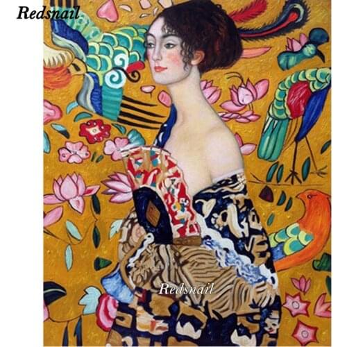 DIY 5D Square Round Diamond Painting Gustav KLIMT woman Diamond Mosaic Picture Rhinestone Diamond Embroidery accessories EE758