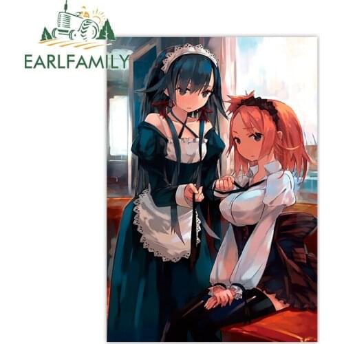 EARLFAMILY 13cm x 10.1cm for Yahari Ore No Seishun Love Car Decal Bumper Window Personality Creative Stickers Anime Decoration