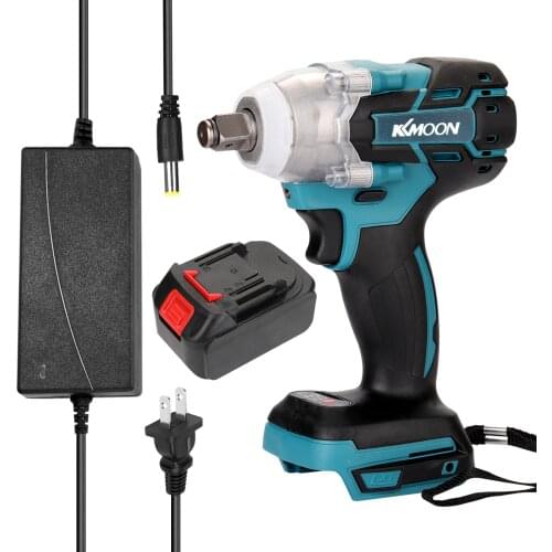 Brushless Electric Wrench Impact Socket Wrench 18V Brushless Motor High Torque Electric Wrench with Battery and Charge Device