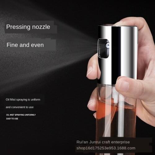 New Push-type Spray Bottle ABS Spray Bottle Barbecue Oil Bottle Seasoning Bottle Kitchen Daily Seasoning Bottle
