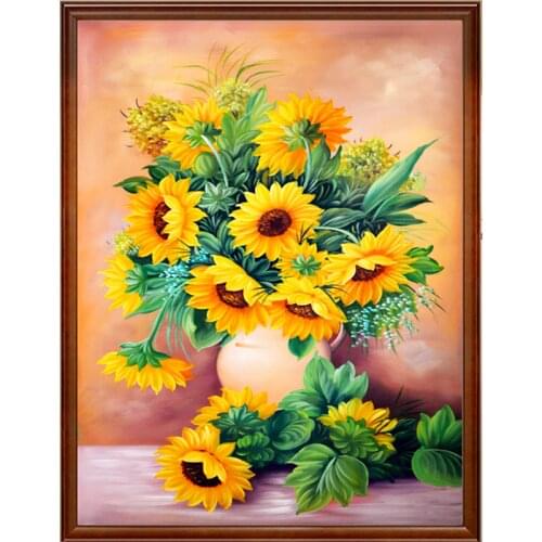 Still life sun flower oil painting Diamond Painting Cross diy painting toolbox decorative 3d 5d full diamond painting embroidery