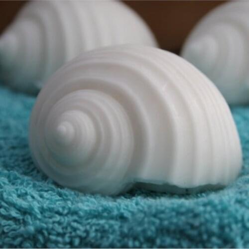 QT0032 Marine Mold Pearl Conch Starfish Shells Shellfish Soap Molds Soap Plaster Handmade Soap Mould Clay Wax Resin Aroma Stone