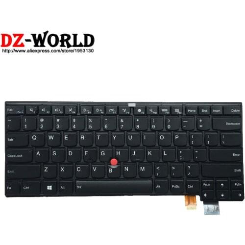 New Original US English Backlit Keyboard for Lenovo Thinkpad T460S T470S Backlight Teclado 00PA452 00PA534 SN20H42364 01YR088