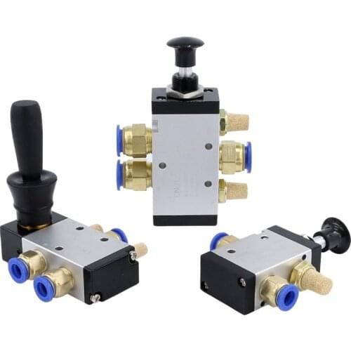 Hand valve 4H210-08 manual valve reversing valve mechanical valve cylinder air valve switch valve pneumatic control