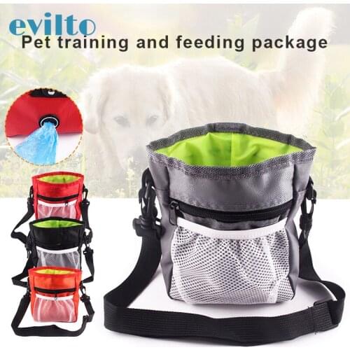 Pet Training Snack Bag Portable Dog Pouch Food Bag Outdoor Durable Waist Bag Strong Wear Resistance Dog Pack Container