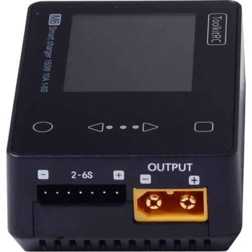 ToolkitRC M6 DC 150W 10A LCD 2-6S Lipo Battery Smart Balance Charger Discharger With Voltage Servo Checker Receiver Signal Teste