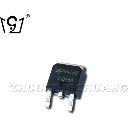 10PCS AOD4180 54A 80V patch TO252 D4180 N channel field effect MOS tube new original