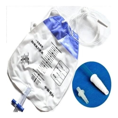 10 pcs thicken disinfection elderly men and women anti-reflux medical disposable drainage bag 1500ml urine collection bags
