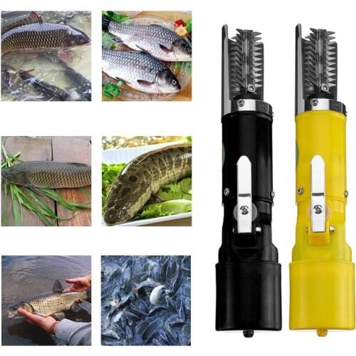 2200MAH Charging Portable Electric Fish Scaler Fishing Scalers Clean Fish Remover Cleaner Descaler Scraper Seafood Tools