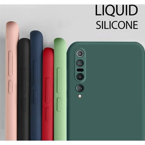 Mi 10 pro mi10 mi 10Pro 5g Case Liquid Silicone Shockproof Soft Camera Protection Full Cover For Xiaomi mi 10 pro mi10 mi 10Pro