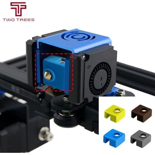 3D Printer Parts MK8 Protective Silicone Sock Cover Case for Ender 3 Heater Block of CR10,10S,S4,S5 Anet A8 MK7/MK8/MK9 Hotend