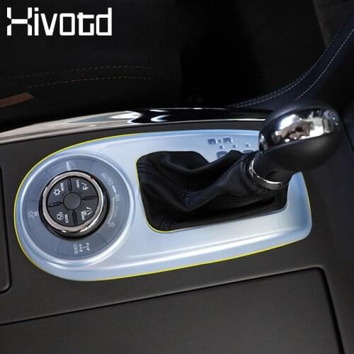 Hivotd For Nissan Patrol Y62 INFINITI QX80 Armada Interior Accessories Gear Shift Protective Dustproof Panel cover 2011-2020
