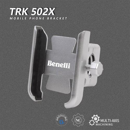 For Benelli TRK 502X TRE-K 899/1130 UNO C 150 Motorcycle CNC Aluminum Alloy Handle Bar Mobile Phone Bracket GPS Stand Holder