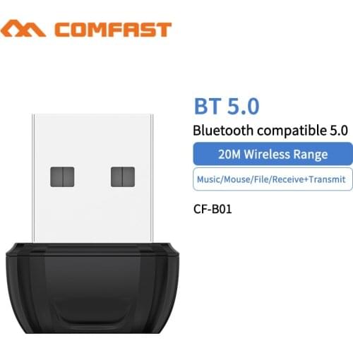 Mini Wireless USB Bluetooth Dongle Adapter 5.0 Bluetooth Music Audio Receiver Transmitter for PC Speaker Mouse Laptop CF-B01