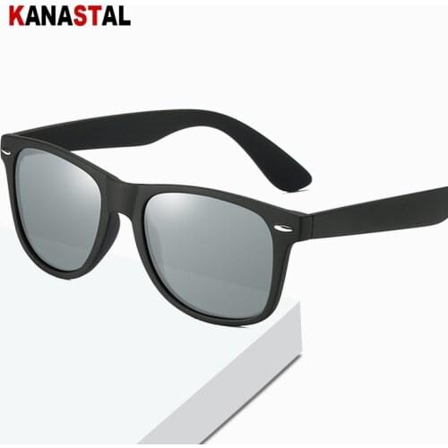 KANASTAL Polarized Sunglasses Men Women Brand Design Driving Square Frame Sun Glasses Male Goggle Classic Gafas De Sol UV400