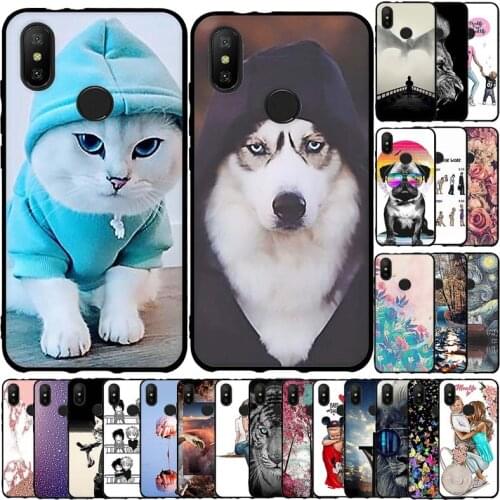 Soft Silicone Case For Xiaomi Mi 6X Case Soft TPU Fundas Phone Case For Xiaomi Mi A2 MiA2 Case Back Cover Shell Phone Bags