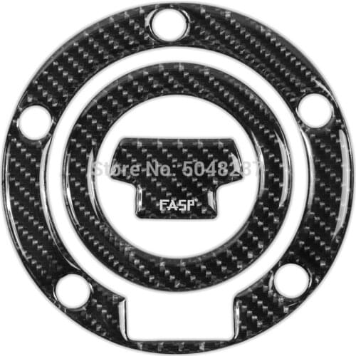 FOR YZF R1 R6 2002-2015 FZ1000 BT110 TDM900 FJR1300 Tank pad Fuel Cap Decal Sticker Pure Carbon