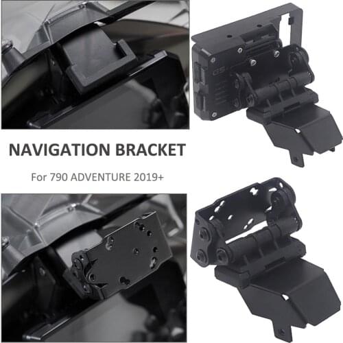 NEW Motorcycle SMART PHONE Navigation GPS Plate Bracket Adapt Holder Kit 2019 2020 2021 For 790 ADVENTURE