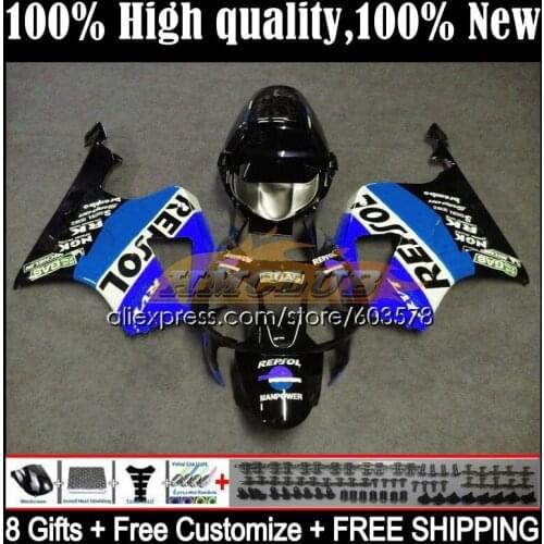 Fairing For HONDA VTR1000 2000 2001 2002 2003 2004 2005 2006 39CL.169 RTV VTR 1000 RC51 SP1 SP2 00 01 02 03 04 05 06 Blue Repsol