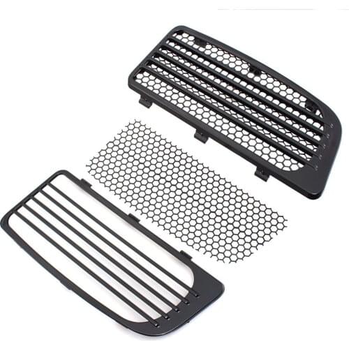 Motorcycle Radiator Grills &Screens For Harley 2014-2019 Touring Street Glide Road King With Twin Cooled Black Radiator Grills