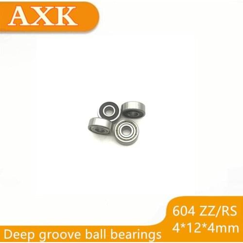 Skate Rushed Board Bearing 604zz 604-2z 604-z 604 R1240zz 4x12x4mm 2019 Shoe Usded For Toy/ Machine Abec-5 604rs 604-2rs Rs