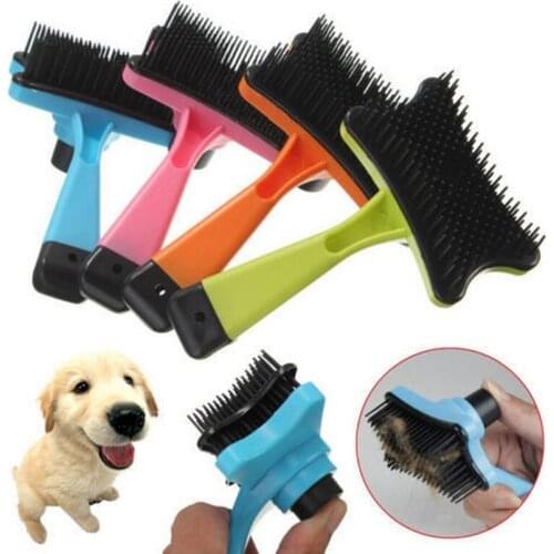 Pet Accessories Brand New Professional Puppy Cat Hair Grooming Slicker Comb Gilling Brush Quick Clean Tool Pet