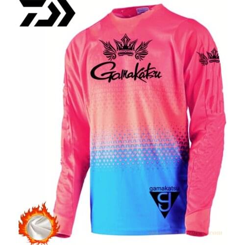 DAWIA 2021 Winter Warm Jersey Outdoor Sport Fishing Shirt Thermal Fleece Bicycle Cycling Warm Bike Breathable Clothing Jacket