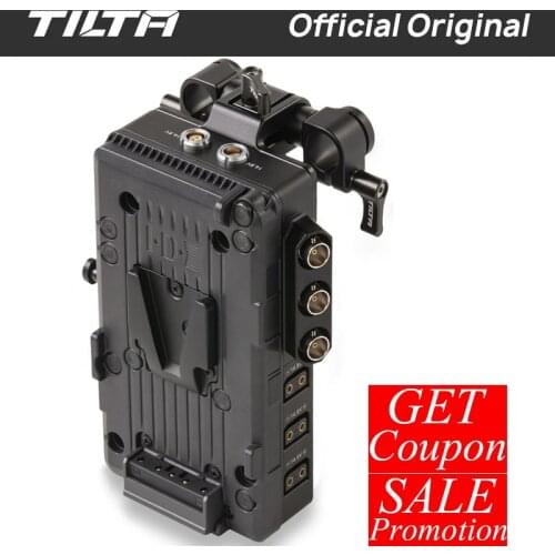 Original TILTA UBP-V V-Lock Battery Plate V mount Power supply system for SONY FS5 FS7 RED DSMC2 ARRI BMPCC 4K 6K film cameras